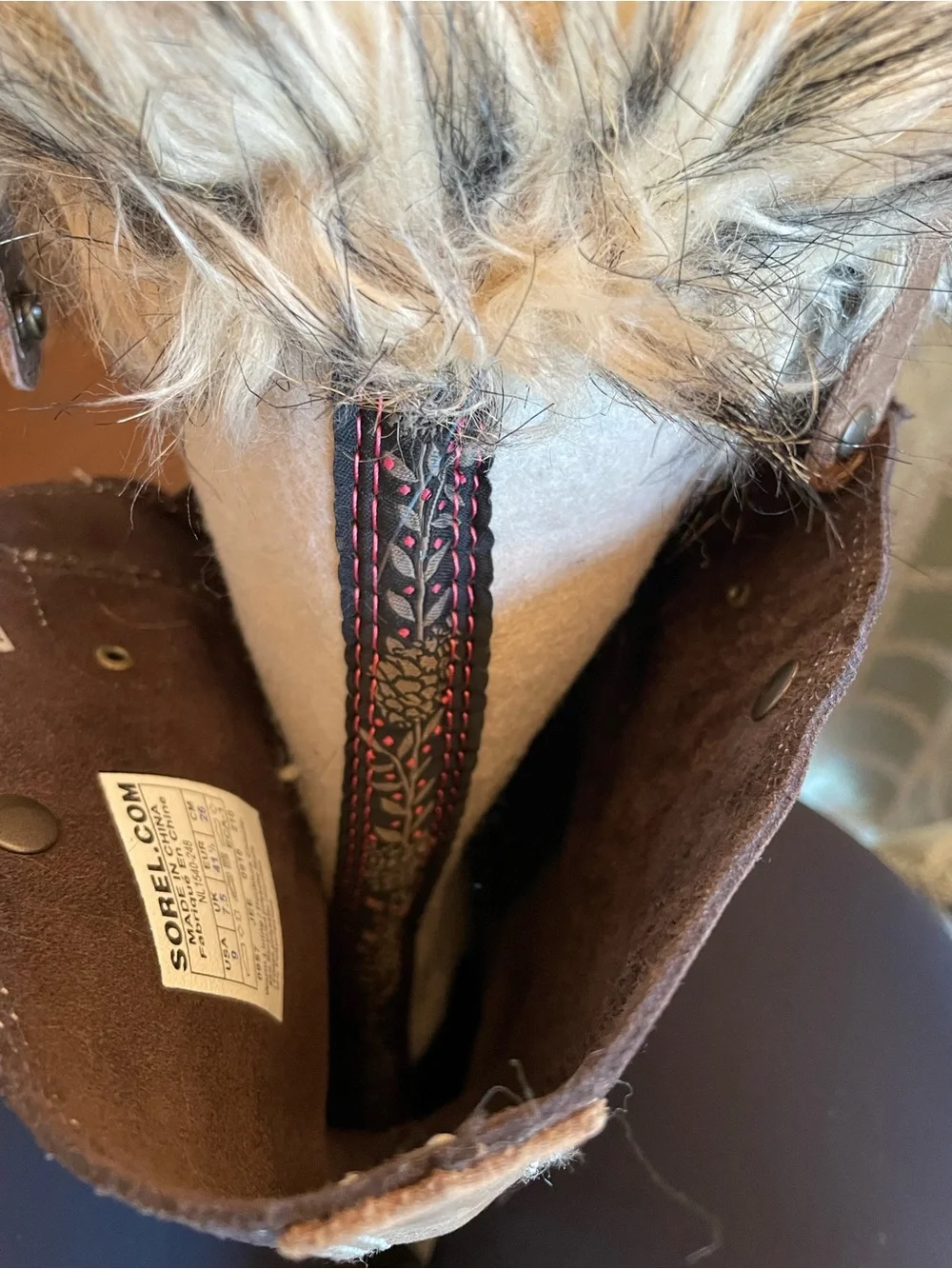 Sorel Brown Joan of Arctic Sz 9 Winter Boots